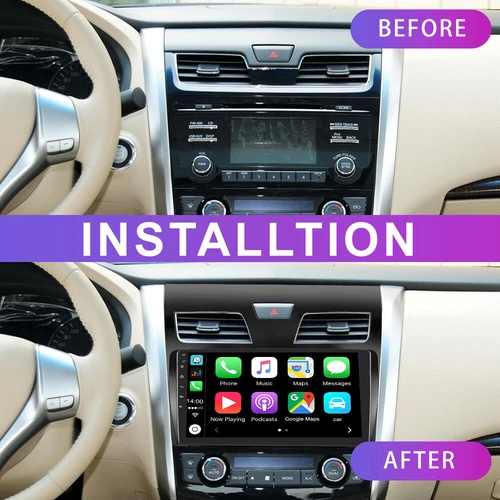 PARA NISSAN ALTIMA 2013-2018 APPLE CARPLAY RADIO DE COCHE ANDROID 13 GPS FM BT ESTÉREO - Imagen 15 de 20