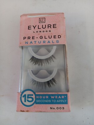 Eylure Pre-Glued Fluffy Wispy Intense No. 003- 15° Wear SEALED NIB FREESHIP  L4