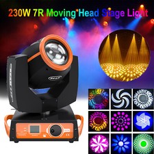 7R 8Prism Moving Head Stage Light DMX512 Beam Gobo Pattern Light DJ Disco Party