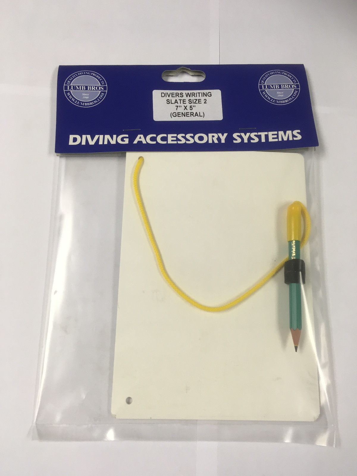 LUMB Scuba diving Divers Writing Slate with attached pencil Choice of