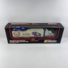 VTG Racing Champions 1/64 NASCAR DieCast #20 Joe Ruttman Fina Car Transporter