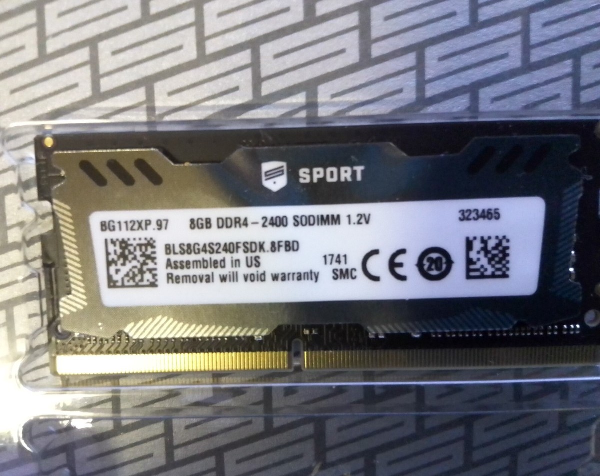8gb 2400mhz Bls8g4s240fsdk 32GB Crucial Ballistix Sport LT 2400MHz