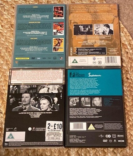 7 Random Alfred Hitchcock DVDs. Excellent Condition. - Picture 2 of 11