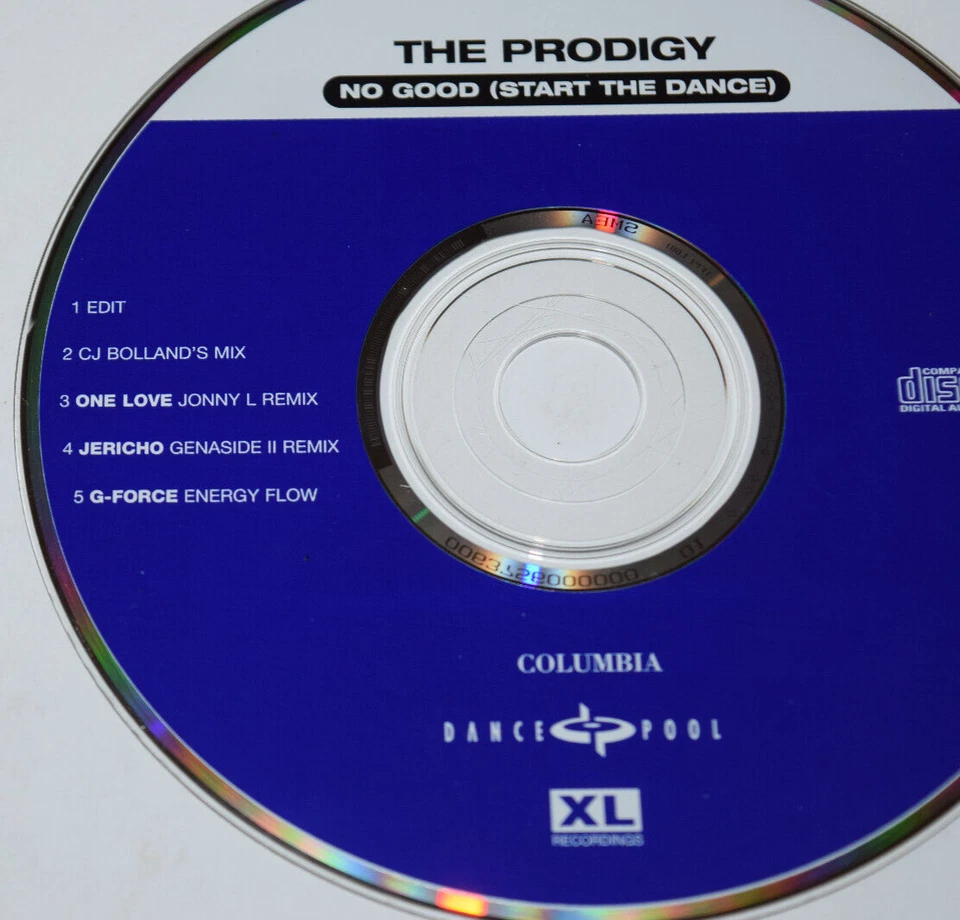 The Prodigy - No Good (start The Dance) 5 Track CD Columbia 1996 662850-2 - Image 3 of 3