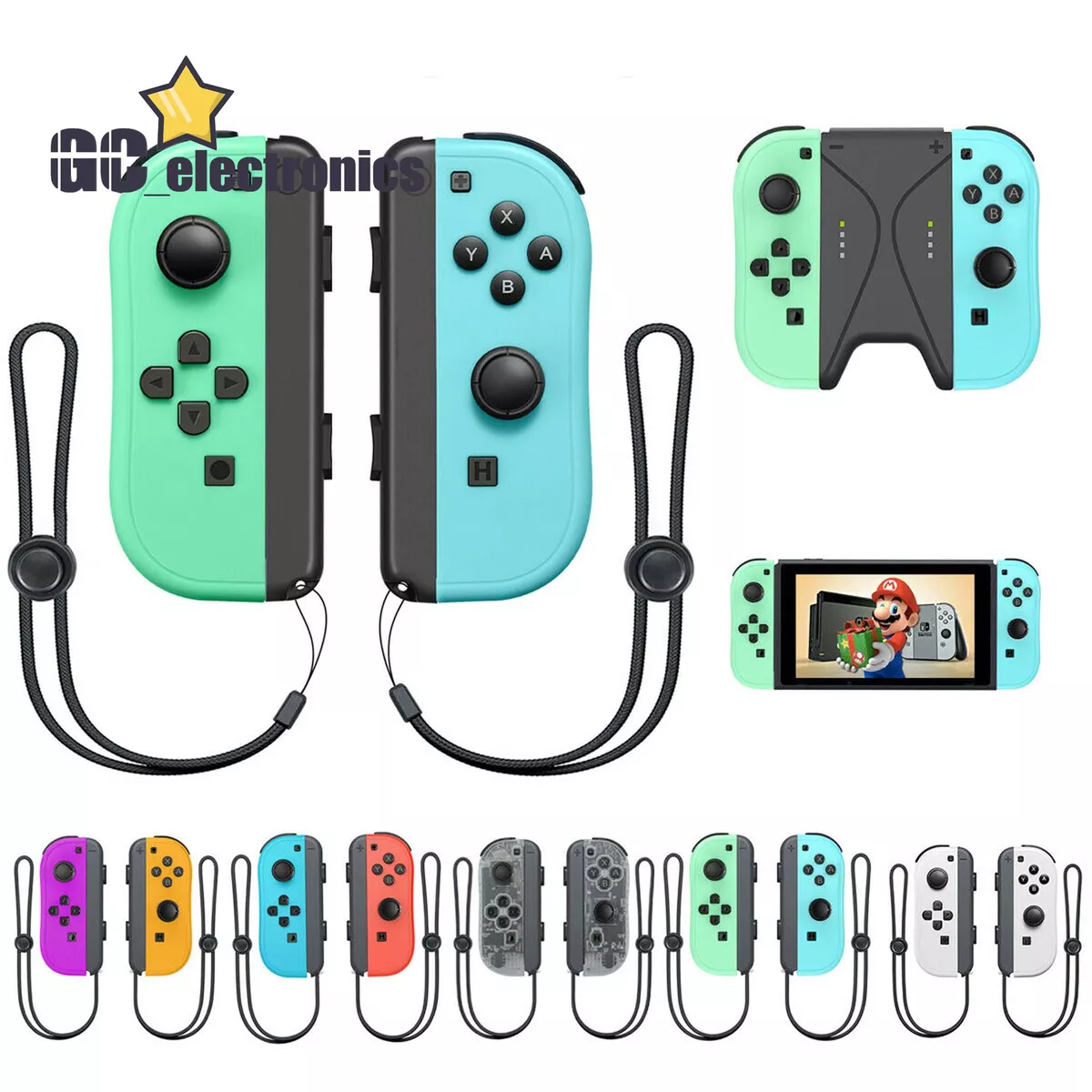 joy con controller Gamepad for Nintendo Switch with strap Bluetooth small  handle