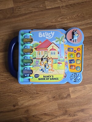 VTech Bluey s Book of Games - Interaktives Spielzeug mit Sounds/Lichtern * Bluey/Bingo