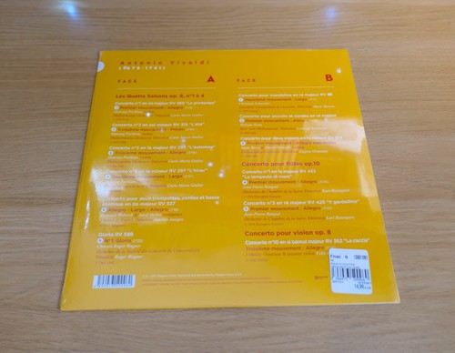 Vivaldi Les Chefs D'Œuvres Masterpieces Bernstein Stern etc 180g Wagram 3350096 - Picture 4 of 6