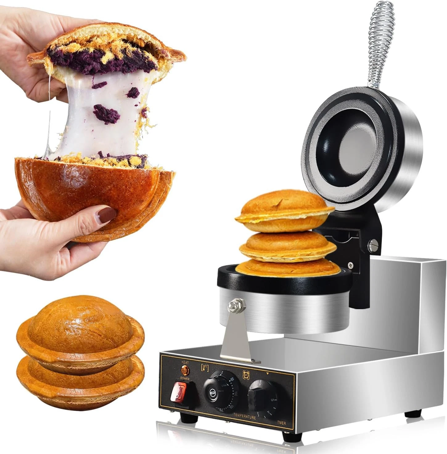 Ice Cream Burger & Waffle Maker - Create Delicious Treats at Home!