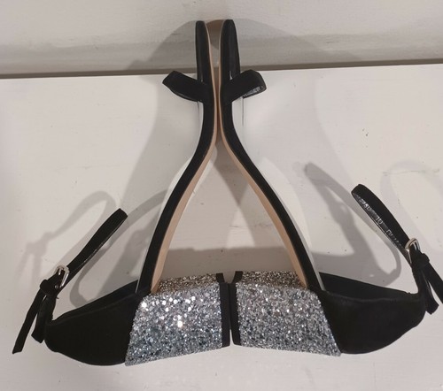 Stuart Weitzman SW | Simplemid - Black Suede New in Box $475 - Picture 4 of 11