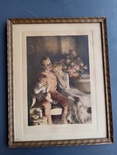 META GRIMBALL Original Print - END OF THE TRAIL -1919 GUTMANN ARTIST #667 RARE