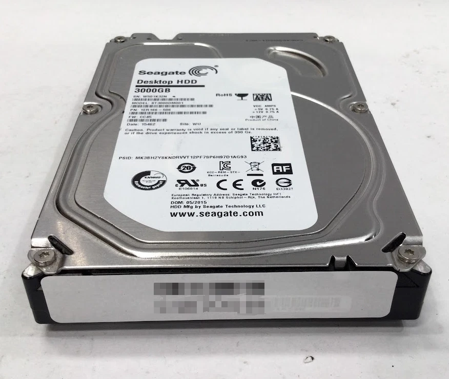 Seagate BarraCuda 3TB 3.5'' Hard Disk Drive 7.2K RPM SATA 64MB Cache ST3000DM001 - image 3 of 4