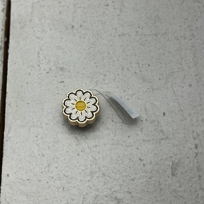 Crocs Gold Elevated Daisy Shoe Charm NEW