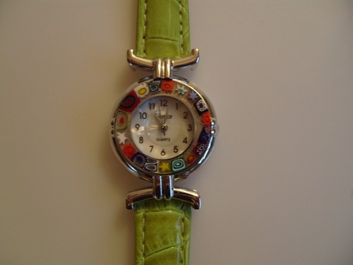 Muranoglas Damenuhr, Murano Glas Trend Mode Uhr, Schmuck Damen Uhr bunt NEU TOP - Picture 48 of 102