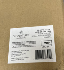 Signature Hardware 482208 Stainless Steel Basin Rack