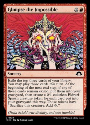x4 Glimpse the Impossible C MTG Modern Horizons 3 M/NM, English