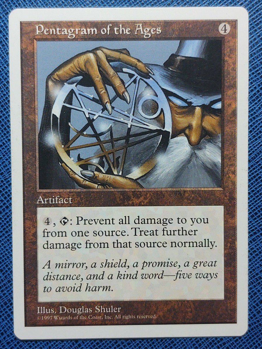 pentagram card sleeves Satanic Sleeves