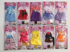 Japan DAISO Dress Shoes for Elly-chan Doll Fashion Set Kimono Gown Uniform