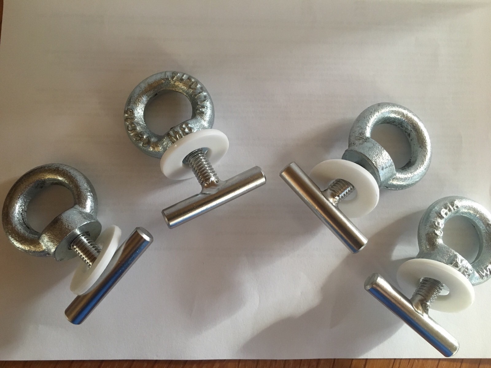 Stuurvnee Befestigungsschrauben Für VW T5 T6 Multiflexboard - Edelstahl 50mm