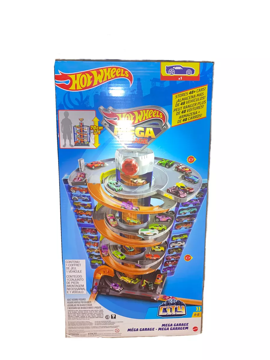 Pista Super Loja De Carros Com Carrinho Hot Wheels Original