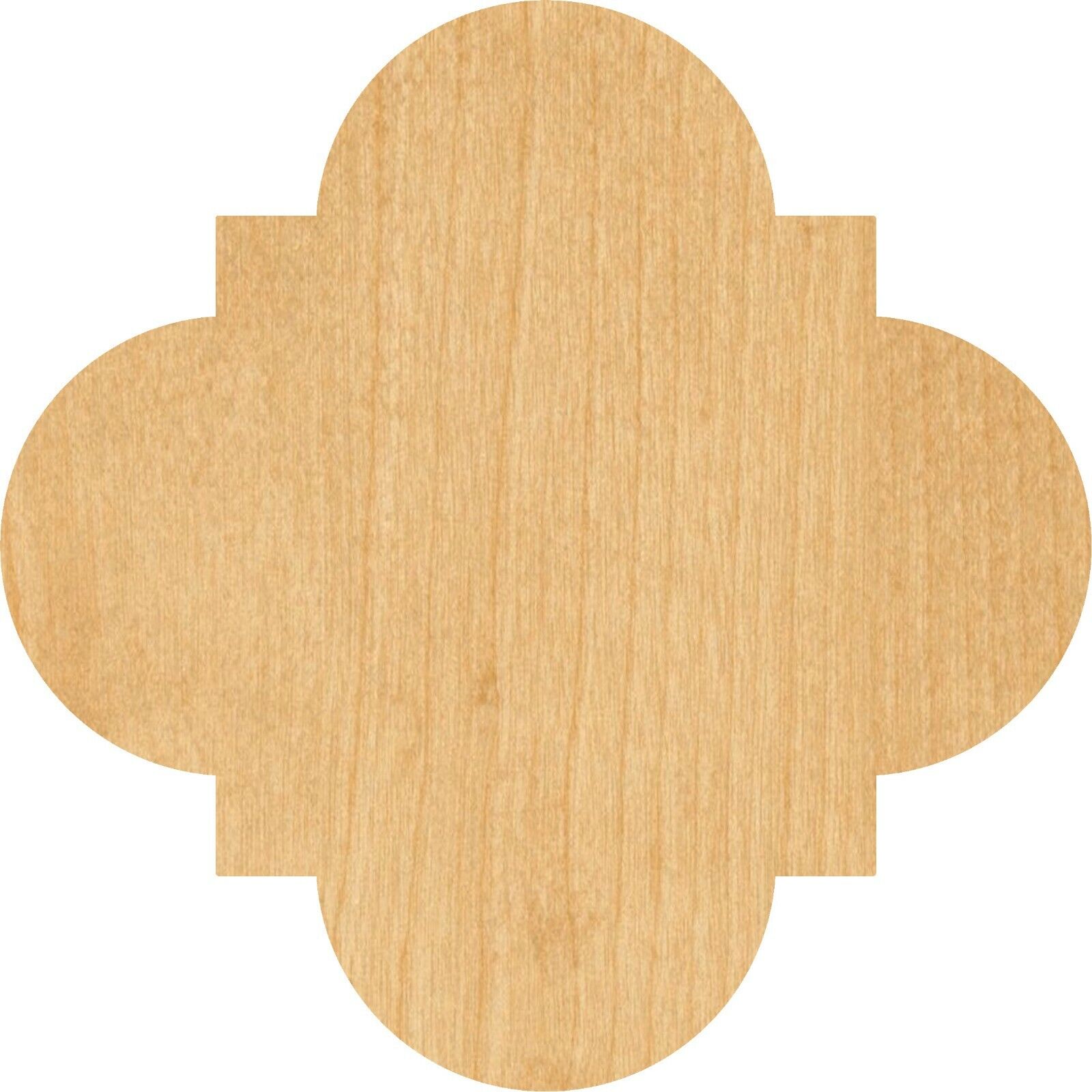 Clearance SALE Limited NEW before selling time Quatrefoil Laser Cut Out Wood Supply Craft Shape - Woodcraft