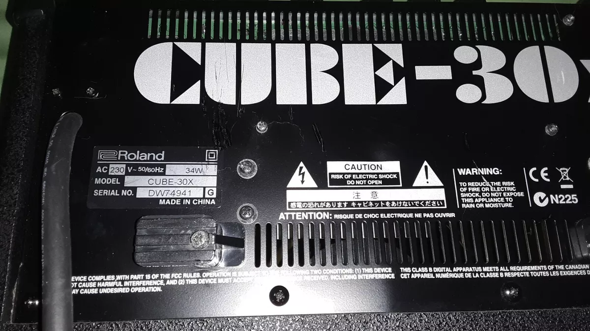 Roland Cube 30x Cosm Amp Barely Used Excellent Condition 230 Volt Europe/ Japan eBay ジャパンビンテージ ローランド ボルト30