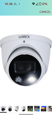 Lorex 4K Ultra HD Smart Deterrence IP Dome Camera with Smart Motion Detection