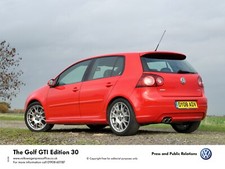 Mk6 Volkswagen Golf GTI 'Edition 30' Press Photograph 