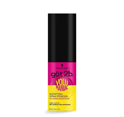 Got2b Volumaniac Bodifying Spray Powder, No Residue, No Stickiness, 0.28 Ounce