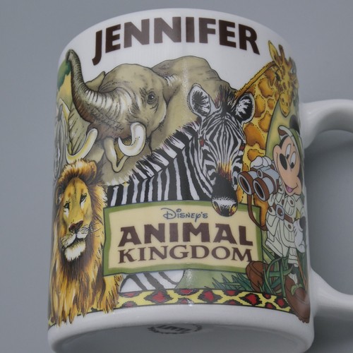 JENNIFER Animal Kingdom Disney Parks Coffee Mug 12oz Safari Personalized Linyi - Picture 12 of 13