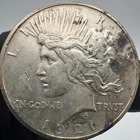 1921 Peace Silver Dollar Environmental Damage 14626