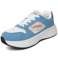 Women's Running Walking Shoes Wide Cushioned Comfortable Breathable Lightweig...