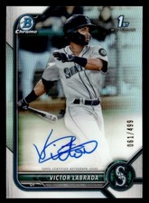 2022 Bowman Chrome #CPA-VL Victor Labrada Prospect Auto Refractor #/499