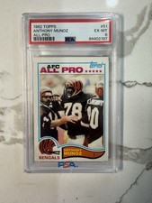 1982 Topps Anthony Munoz All-PRO PSA 6