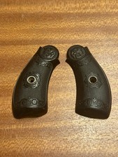 Antique Iver Johnson Hard Rubber .38 Revolver Grips