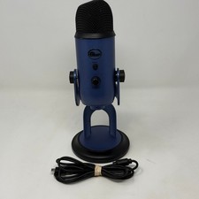 Blue Yeti USB Condenser Microphone Midnight Blue Desktop Stand and Cable