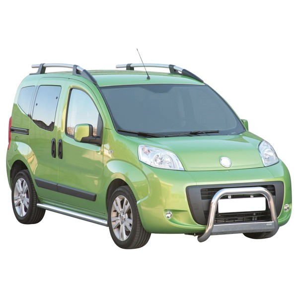 FrontbüGel FrontschutzbüGel FüR Fiat Fiorino 2008-2016 ø63Mm Stahl Silber Schutz-image