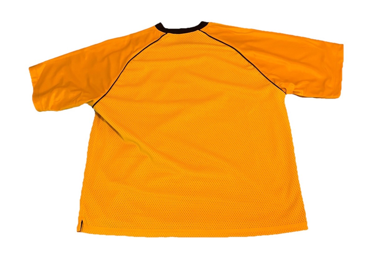 Corteiz 95 Honey Black REVERSIBLE MESH JERSEY 11 BLACK / YELLOW