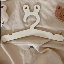 5/10pcs Wooden Baby Clothes Hanger DIY Creative Room Kids Clothing Organizer NEW