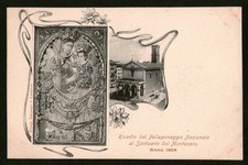 Montenero - Memory of the National Pilgrimage 1904 - Vintage Postcard - 206C601