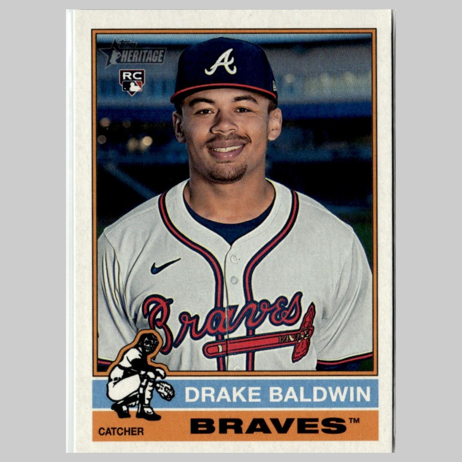 Drake Baldwin Rookie #561 2025 Topps Heritage High Number Atlanta Braves Card