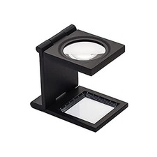 Pocket Magnifying Glasses Three-Folding Magnifier 10X 28MM Zinc Alloy Small