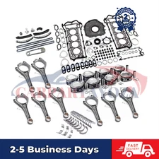 For Jaguar F-Type Land Rover AJ133 5.0L V8 Engine Pistons Rods Gasket Timing Kit