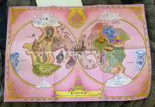 Mattel Masters of the Universe Classics Hordak Folded Poster Map of Etheria 2011