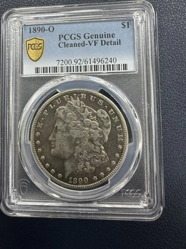 1890-O Morgan Silver Dollar PCGS Genuine -VF Details