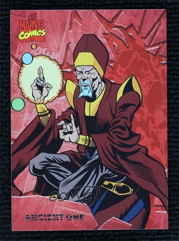2024 Finding Unicorn Marvel Comics Universe Evolution Red 7/50 Ancient One 02ro