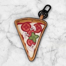Louis Vuitton Pizza Keychain Charm Louis Vuitton Pizza Keychain Charm - Image 1