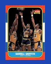 1986-87 Fleer Set-Break # 42 Darrell Griffith NM-MT OR BETTER *GMCARDS*