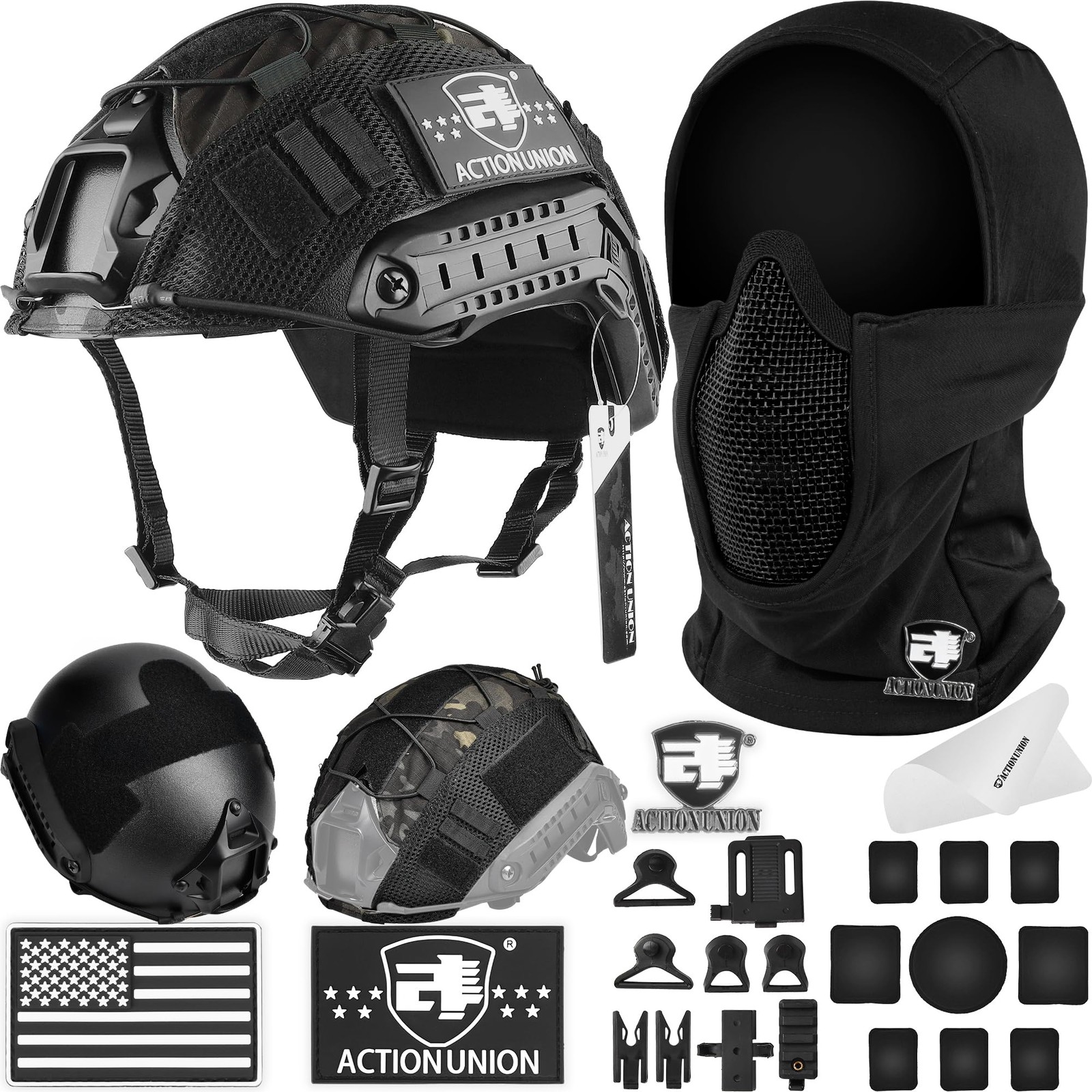 ACTIONUNION Airsoft Helmet and Set Tactical Paintball Helmet