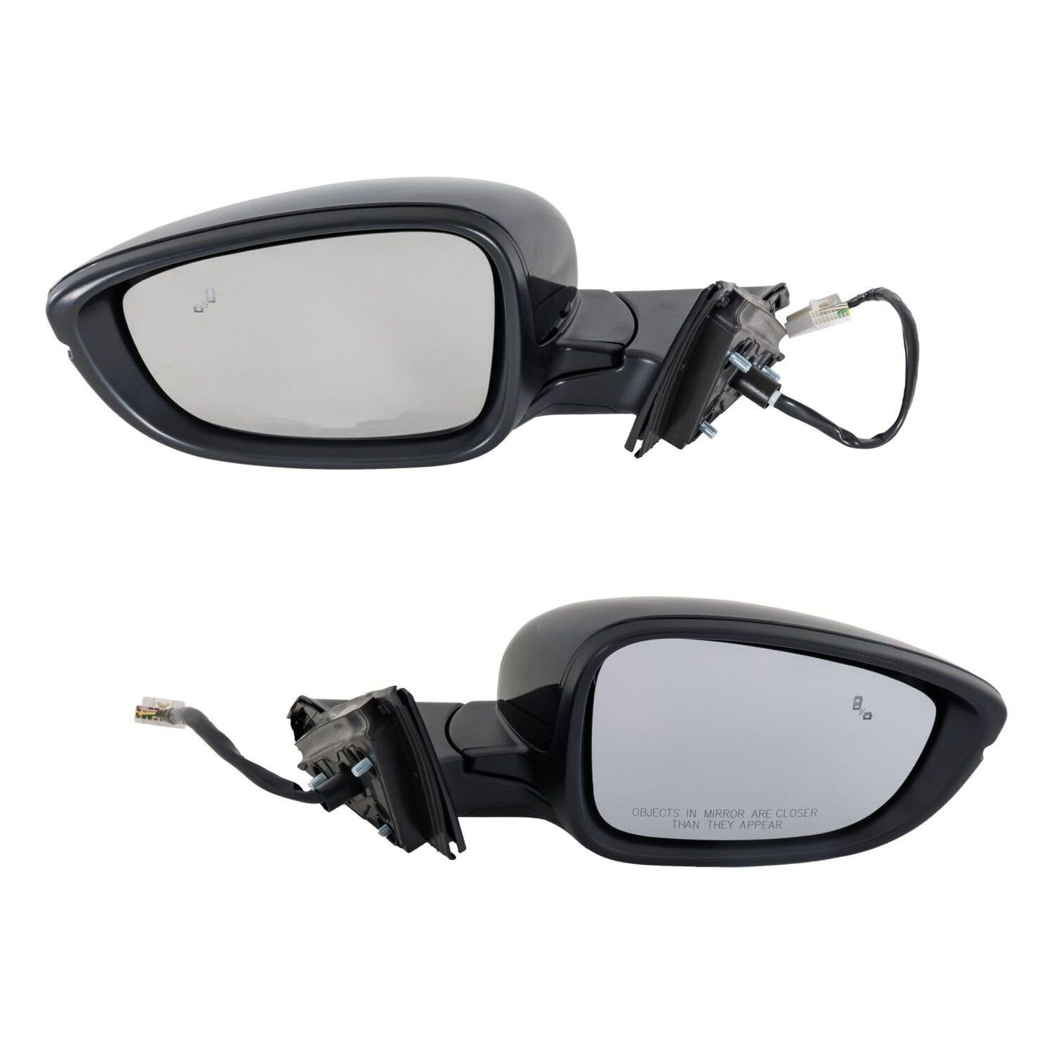 Left Right Power Heated Paintable Signal Light Mirrors for Honda Accord 18-22