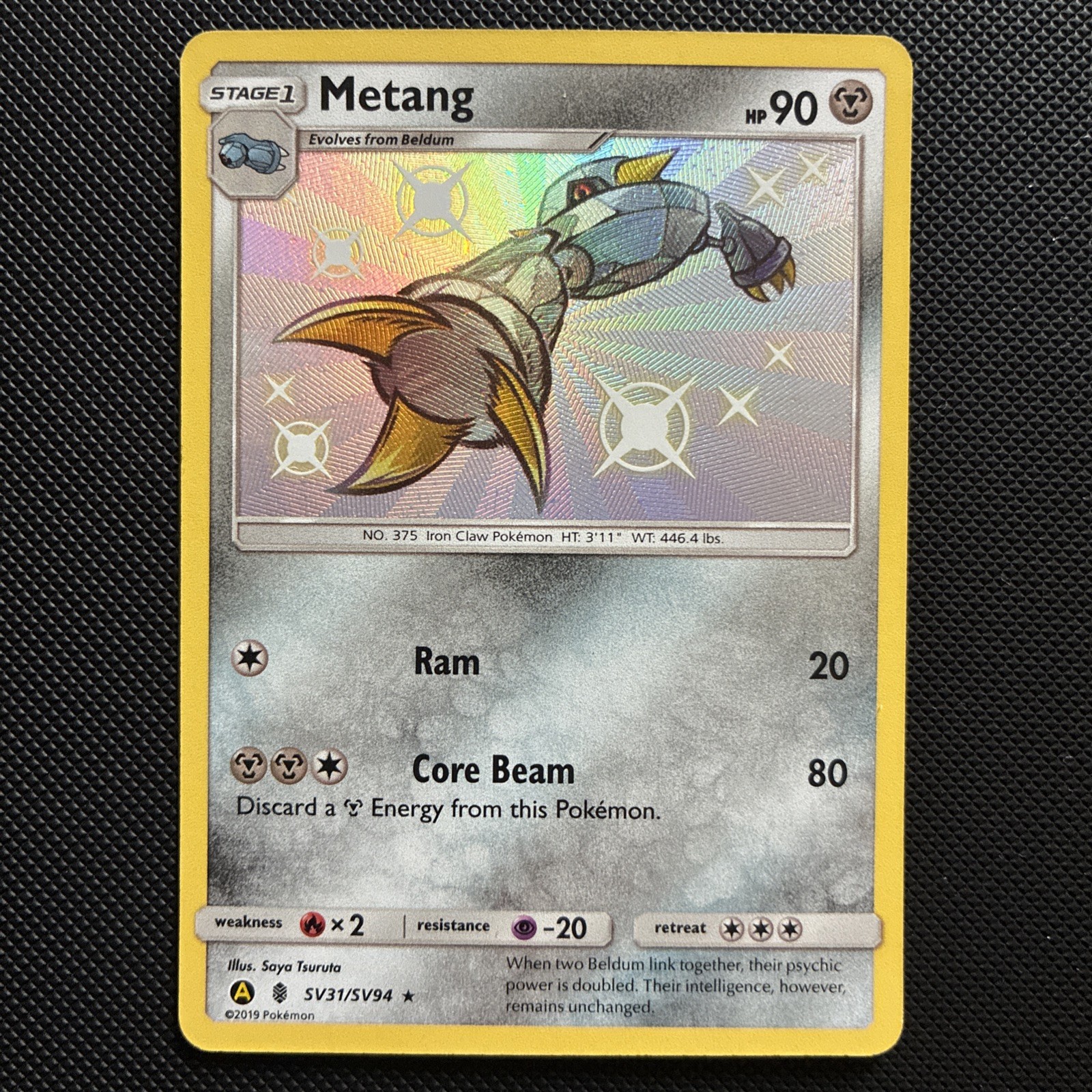 Pokemon TCG - Metang SV31/SV94 Hidden Fates Holo